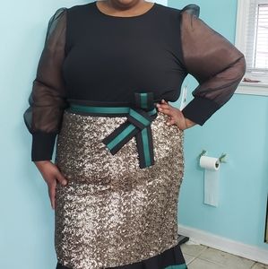 Champagne gold sequin